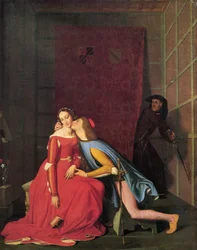 Paolo og Francesca, 1819.