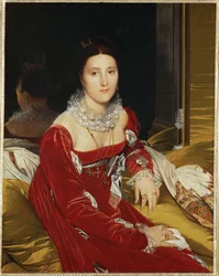 Portrait de Mme. de Senonnes (maleri på lærred)