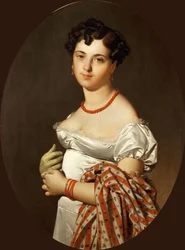 Portræt af Madame Cécile Panckoucke, født Bochet