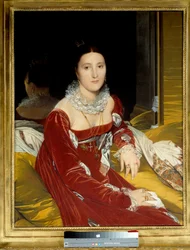 Portræt af Madame de Senonnes (nee Marie Marcoz