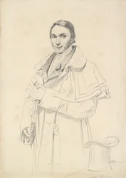 Trekvart-længde portræt af Jean-Francois-Antoine Forest, 1823