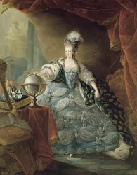 Portræt af Marie Antoinette (1755-93) Dronning af Frankrig, 1775