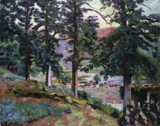 La Creuse, Limousin, ca. 1910 (olie på lærred)