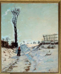 Sti hul, sneeffekt Maleri af Jean Baptiste Armand Guillaumin (1841-1927) 1869 Søn. 0,66 x 0,55 m Paris, musee d
