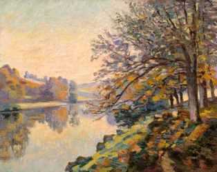 Riverbank, efterår, ca. 1910 (olie på lærred)