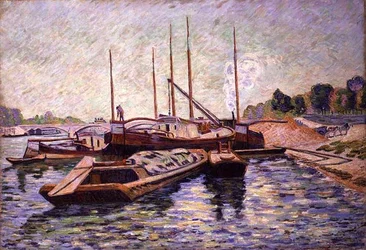 Seinen ved Charenton-le-Pont, ca. 1885 (olie på lærred)