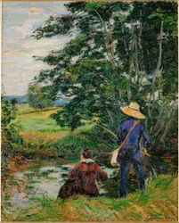 Lystfiskerne (maleri på lærred)