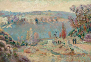Sédelle-dalen ved Pont Charraud: White Frost, ca. 1903-11 (olie på stof)