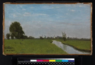 Hollandsk Landskab i Holland, 1854