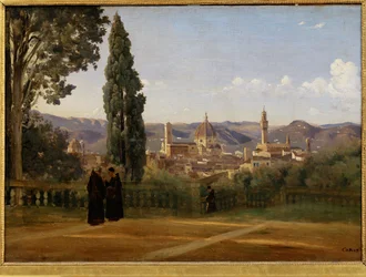 Firenze, udsigt fra Boboli-haverne - Firenze, set ...