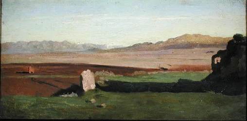 Italiensk landskab, ca. 1826 (olie på panel)