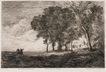 Italiensk Landskab, c1865.