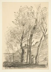La Lecture sous les arbres (læsning under træerne)