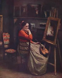 Latelier de Corot, c1865, 1939