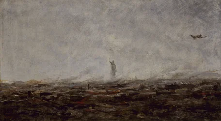 Le Rêve: Paris i brand, september 1870, i 1870 (olie på lærred)