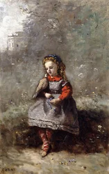Mlle. Leotine Desavary holder en due, 1872