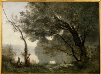 Erindring om Mortefontaine. Maleri af Camille Corot (1796-1875)
