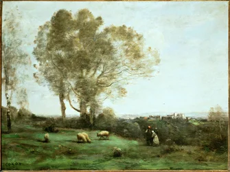Scene Pastorale (maleri på lærred)
