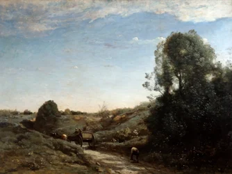 Hestevognen, Minde om Marcoussis nær Montlhery, 1855