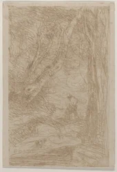 Rembrandts træhugger Le Bucheron de Rembrandt, maj 1853.
