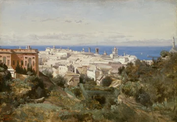 Udsigt over Genova, 1834.
