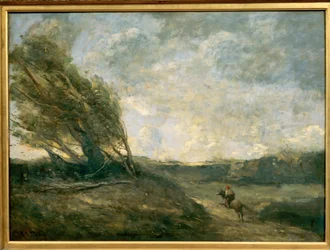 Vindblæst landskab (maleri)