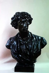 Buste af Charles Garnier (1825-98) (bronze)