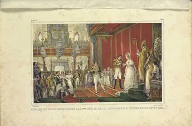 Ægteskabet mellem Amélie af Leuchtenberg og kejser Pedro I af Brasilien, 1829