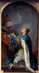 Saint Joan of France (olie på lærred)