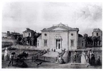 Det Store Amfiteater i Jardin des Plantes i Paris, i 1794, fra 