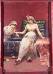 Salome med Johannes Døberens hoved, 1882 (olie)