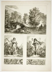 Plade 22 af 38 fra Oeuvres de J. B. Huet