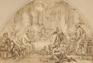 Studie til den sidste nadver, ca. 1792