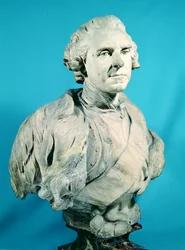 Buste af Maurice (1696-1750) Greve af Sachsen