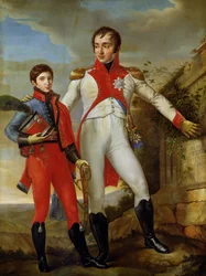 Louis Bonaparte (1778-1846) Konge af Holland og Louis Napoleon (1804-31) Kronprins af Holland, ca. 1806