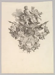 Vignette med Hefaistos og Putti, 1779.