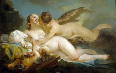 Diane et Callisto - Diana og Callisto af Pierre, Jean-Baptiste Marie (1714-1789)
