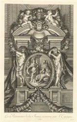 Frankrigs overvægt anerkendt af Spanien 1662 [pl. 17]