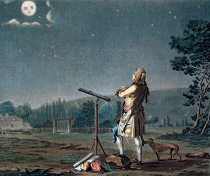 Bernard le Bovier de Fontenelle overvejer pluraliteten af verdener, 1791.