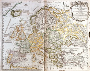 Kort over Europa