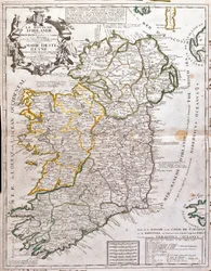 Kort over kongeriget Irland, dediee til Marie d