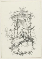 Komposition i Chinoiserie stil