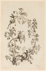 Plade 5, fra "A New Book of Chinese Ornaments"