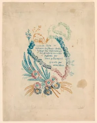Titelside for "Nouvelle Suite de Cahiers de fleurs iéales"