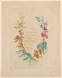 Titelside til "Ny suite af ideelle blomsternotesbøger" nr. 2