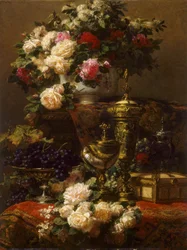 Blomster og frugt