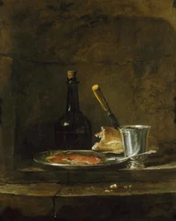 Forberedelse af morgenmaden eller Sølvpokalen før 1728.