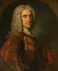 Portræt af Sir Richard Temple, 4. Viscount of Birmingham, 1738-42.