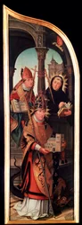 Bebudelsen, Triptykon, sidepanel, 1517.