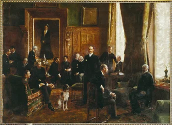 Grevinde Potockas salon i 1887 (maleri på lærred)